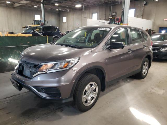 Photo 2 from auction – 2015 HONDA CR-V LX with VIN 5J6RM4H3XFL005306
