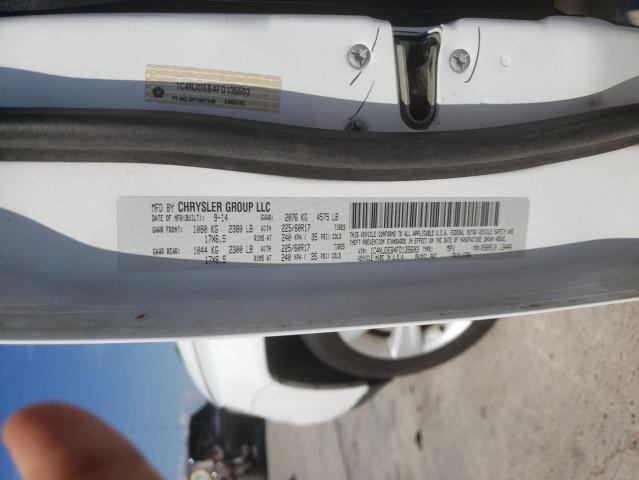 Photo 10 from auction – 2015 JEEP COMPASS LA with VIN 1C4NJDEB4FD135603