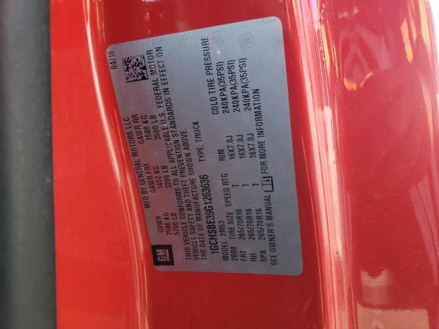 Photo 10 from auction – 2016 CHEVROLET COLORADO with VIN 1GCHSBE39G1263636