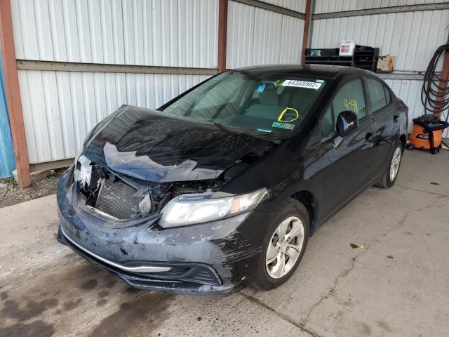 Photo 2 from auction – 2013 HONDA CIVIC LX with VIN 19XFB2F52DE200250