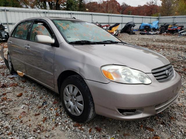 TOYOTA COROLLA CE 2003 with VIN 1NXBR32E23Z070083 - Photo from auction