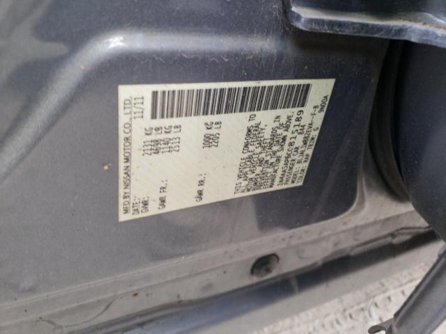 Photo 10 from auction – 2012 NISSAN MAXIMA S with VIN 1N4AA5AP6CC815189
