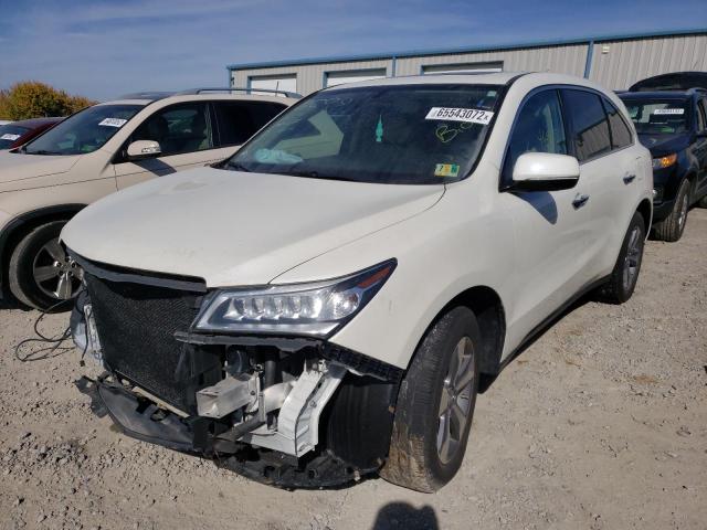 Photo 2 from auction – 2016 ACURA MDX with VIN 5FRYD3H21GB016202