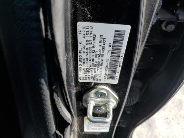 Photo 10 from auction – 2013 HONDA CROSSTOUR with VIN 5J6TF3H37DL004945