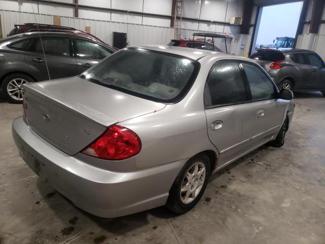 Photo 4 from auction – 2004 KIA SPECTRA BA with VIN KNAFB121X45313109