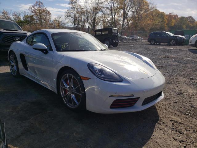 PORSCHE CAYMAN S 2018 with VIN WP0AB2A87JK278737 - Photo from auction