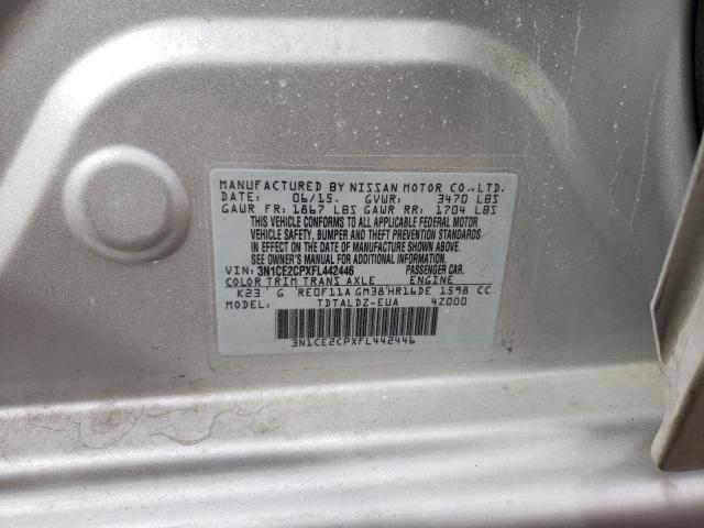 Photo 10 from auction – 2015 NISSAN VERSA NOTE with VIN 3N1CE2CPXFL442446