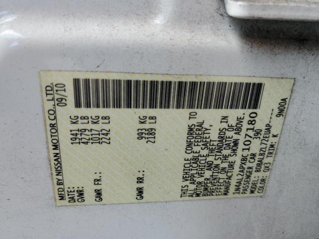 Photo 10 from auction – 2011 NISSAN ALTIMA BAS with VIN 1N4AL2APXBC107180
