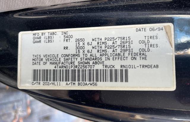 Photo 10 from auction – 1994 TOYOTA PICKUP 1/2 with VIN 4TARN01P3RZ256707