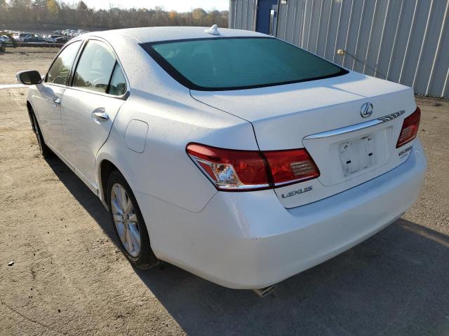 Photo 3 from auction – 2010 LEXUS ES 350 with VIN JTHBK1EG4A2408021