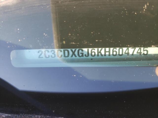 Photo 10 from auction – 2019 DODGE CHARGER SC with VIN 2C3CDXGJ6KH604745