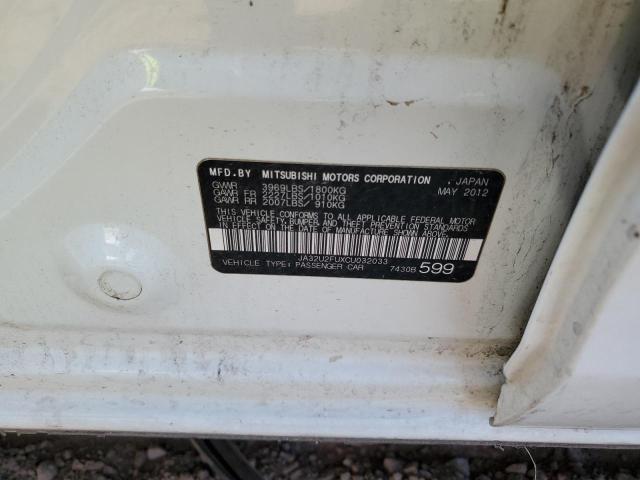 Photo 10 from auction – 2012 MITSUBISHI LANCER ES/ with VIN JA32U2FUXCU032033