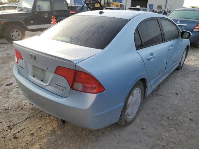 Photo 4 from auction – 2007 HONDA CIVIC HYBR with VIN JHMFA36287S025551