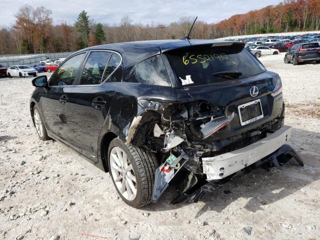 Photo 3 from auction – 2013 LEXUS CT 200 with VIN JTHKD5BH4D2159786