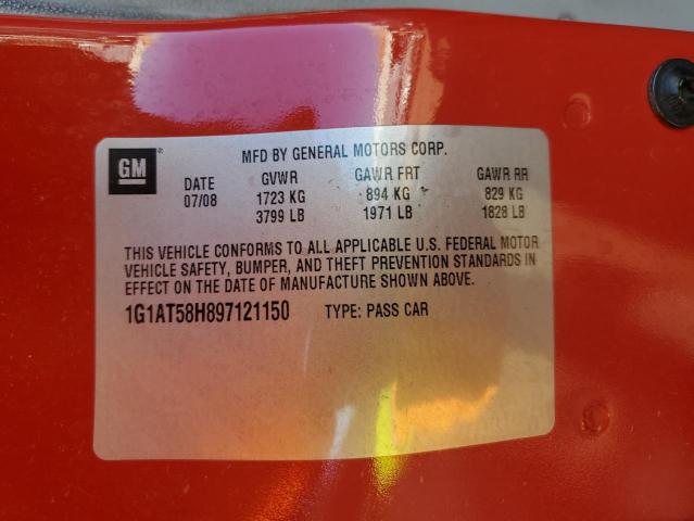 Photo 10 from auction – 2009 CHEVROLET COBALT with VIN 1G1AT58H897121150