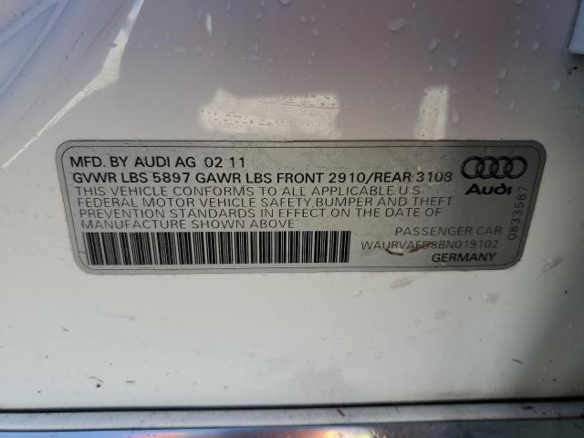 Photo 10 from auction – 2011 AUDI A8 L QUATT with VIN WAURVAFD8BN019102