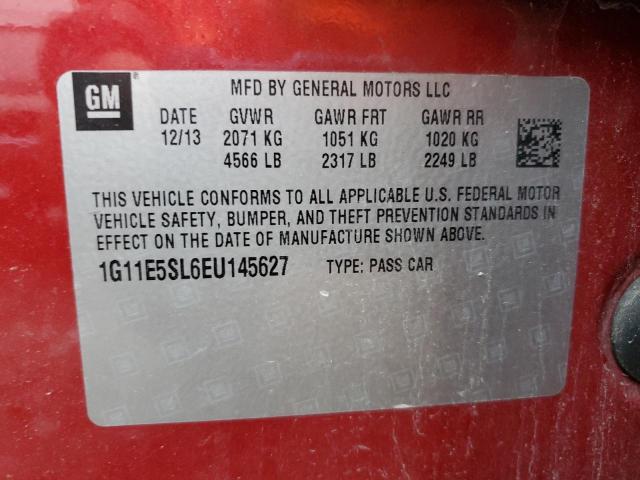 Photo 10 from auction – 2014 CHEVROLET MALIBU 2LT with VIN 1G11E5SL6EU145627