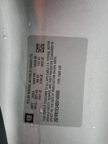 Photo 10 from auction – 2013 CHEVROLET CAMARO LT with VIN 2G1FB1E34D9143566