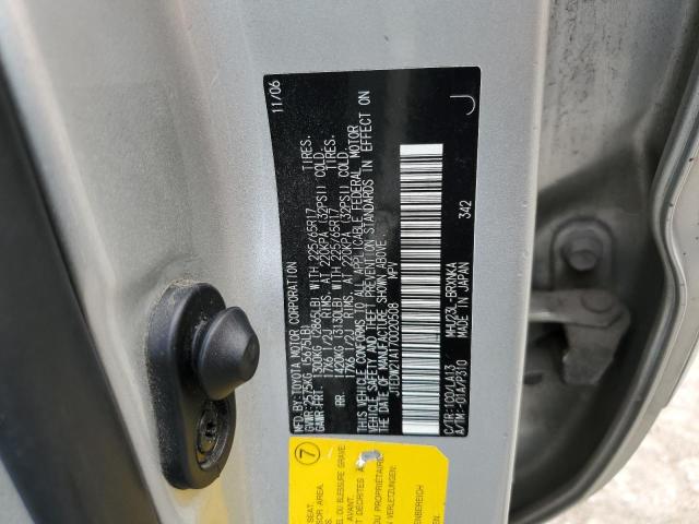 Photo 10 from auction – 2007 TOYOTA HIGHLANDER with VIN JTEDW21A170020508