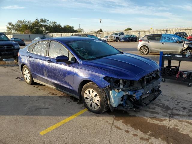 FORD FUSION S 2013 with VIN 3FA6P0G7XDR148189 - Photo from auction