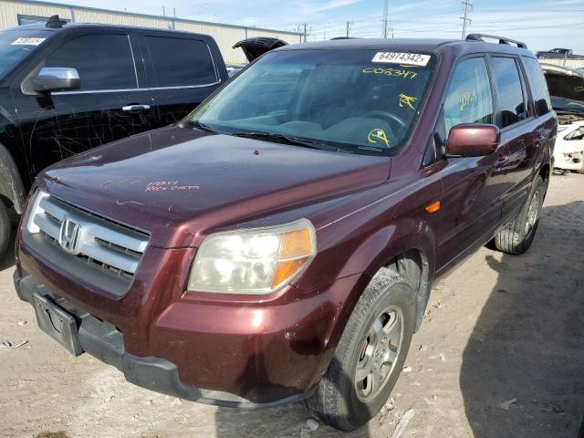 Photo 2 from auction – 2007 HONDA PILOT EX with VIN 5FNYF284X7B008347