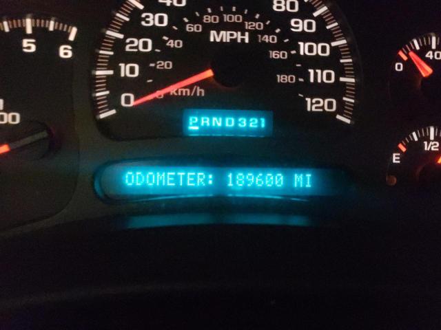 Photo 8 from auction – 2003 CHEVROLET AVALANCHE with VIN 3GNEC13TX3G183424