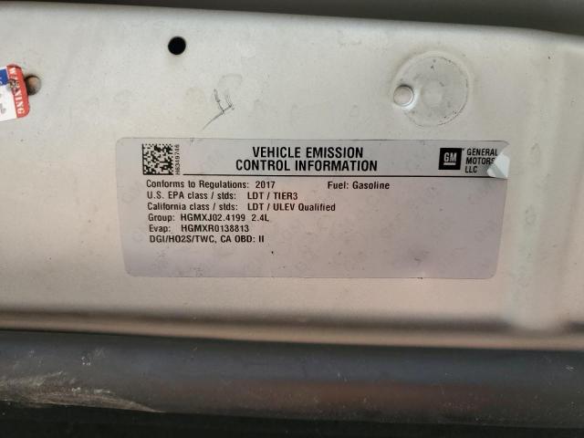 Photo 10 from auction – 2017 GMC TERRAIN SL with VIN 2GKALMEK2H6349746