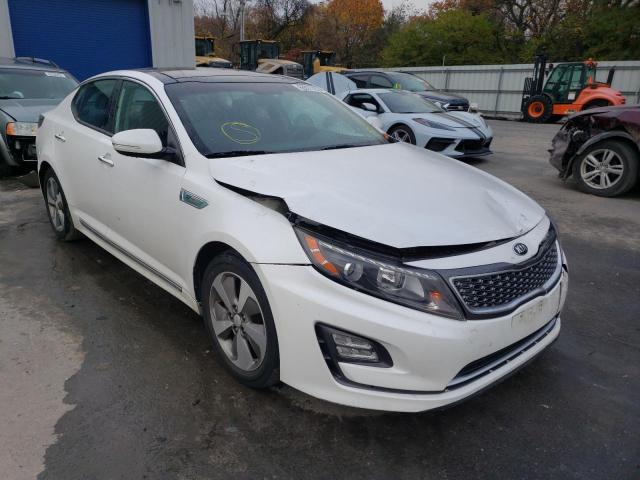 KIA OPTIMA HYB 2014 with VIN KNAGN4AD8E5075755 - Photo from auction