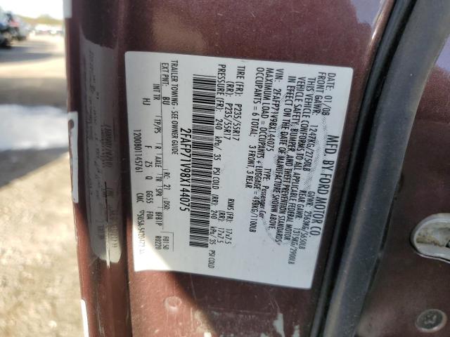 Photo 10 from auction – 2008 FORD CROWN VICT with VIN 2FAFP71V98X144075