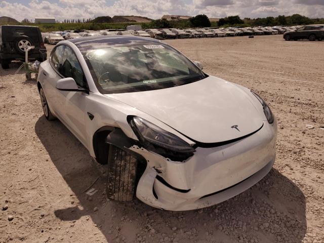 TESLA MODEL 3 2022 with VIN 5YJ3E1EA4NF153544 - Photo from auction