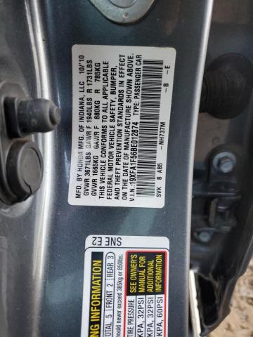 Photo 10 from auction – 2011 HONDA CIVIC LX with VIN 19XFA1F56BE012874