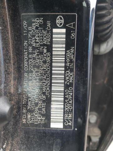 Photo 10 from auction – 2010 TOYOTA PRIUS with VIN JTDKN3DU2A0093808