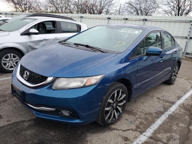 Photo 2 from auction – 2014 HONDA CIVIC EXL with VIN 19XFB2F98EE050696