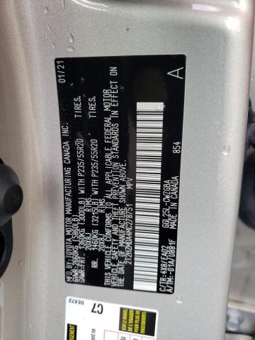 Photo 10 from auction – 2021 LEXUS RX 350 with VIN 2T2HZMDA4MC278751