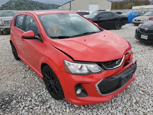 CHEVROLET SONIC PREM 2019 with VIN 1G1JF6SB1K4112539 - Photo from auction
