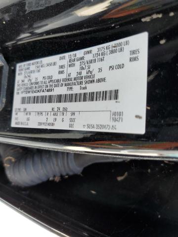 Photo 10 from auction – 2019 FORD F150 SUPER with VIN 1FTEW1E43KFA74891
