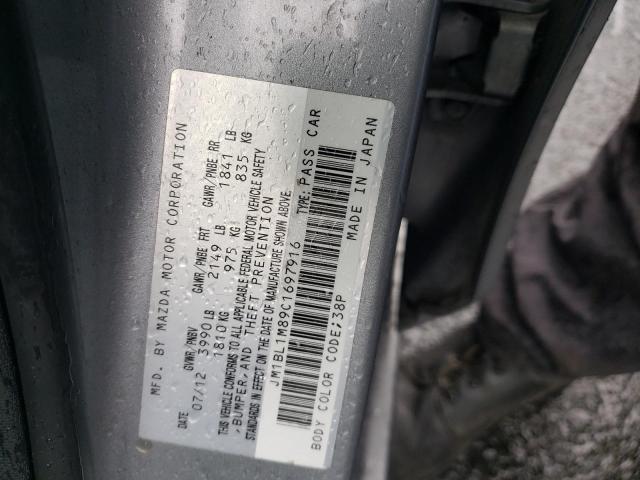 Photo 10 from auction – 2012 MAZDA 3 I with VIN JM1BL1M89C1697916