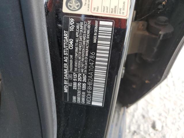 Photo 10 from auction – 2010 MERCEDES-BENZ E 350 4MAT with VIN WDDHF8HB2AA104786