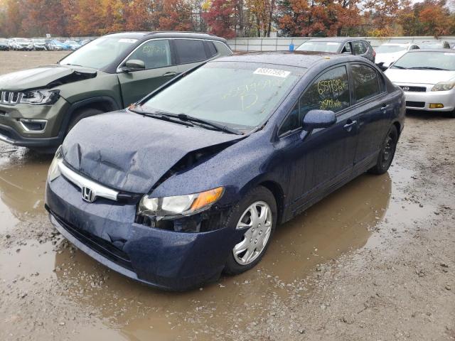 Photo 2 from auction – 2008 HONDA CIVIC LX with VIN 2HGFA16588H511559
