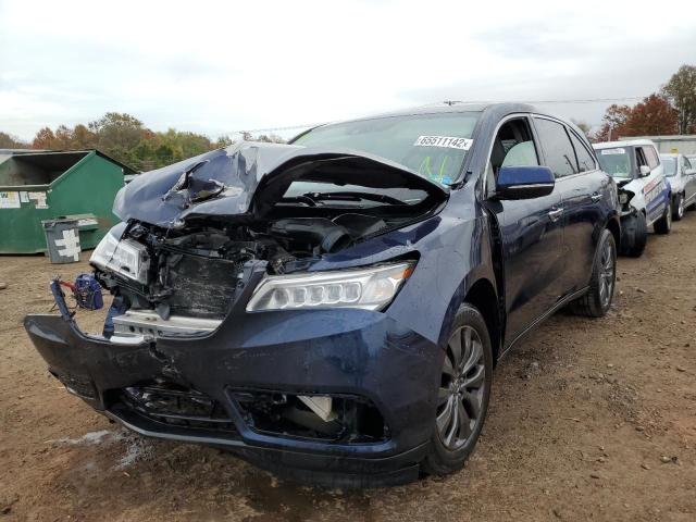 Photo 2 from auction – 2014 ACURA MDX TECHNO with VIN 5FRYD4H60EB023230