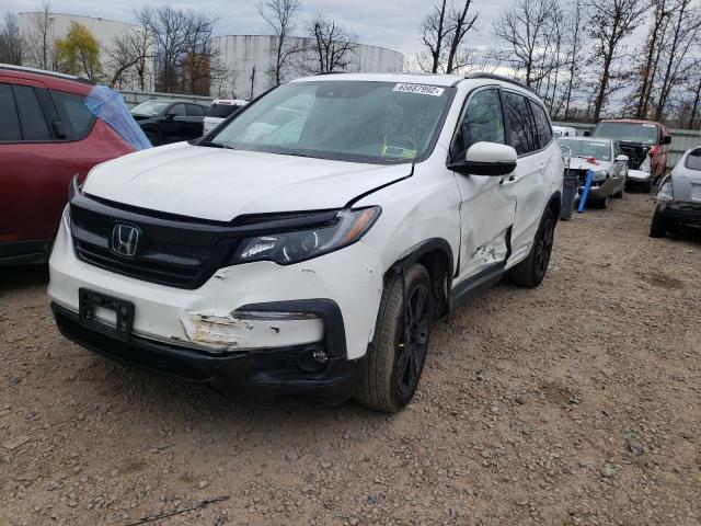 Photo 2 from auction – 2021 HONDA PILOT SE with VIN 5FNYF6H26MB081801