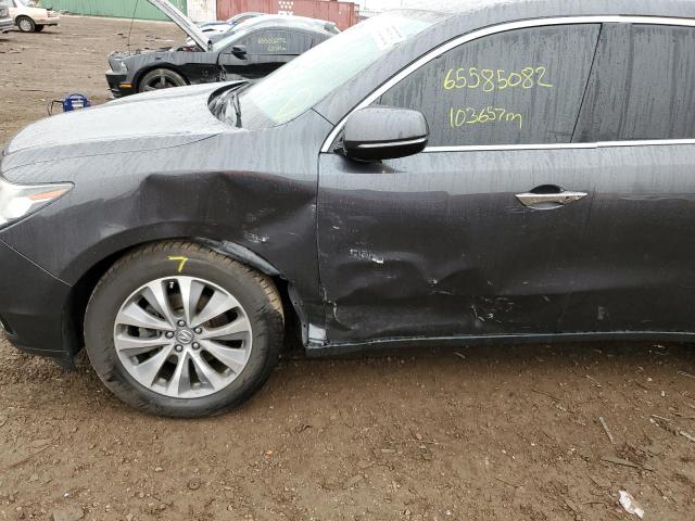 Photo 9 from auction – 2016 ACURA MDX TECHNO with VIN 5FRYD4H68GB008462