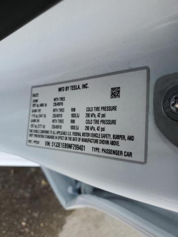 Photo 10 from auction – 2022 TESLA MODEL 3 with VIN 5YJ3E1EB9NF299401