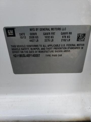 Photo 10 from auction – 2014 CHEVROLET MALIBU LS with VIN 1G11B5SL4EF140097