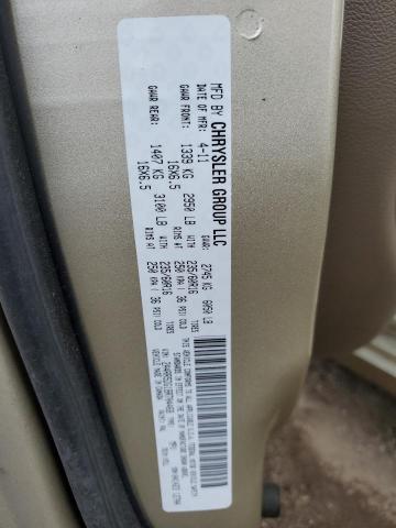 Photo 10 from auction – 2011 CHRYSLER TOWN & COU with VIN 2A4RR5DG1BR704468