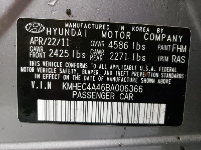 Photo 10 from auction – 2011 HYUNDAI SONATA HYB with VIN KMHEC4A46BA006366