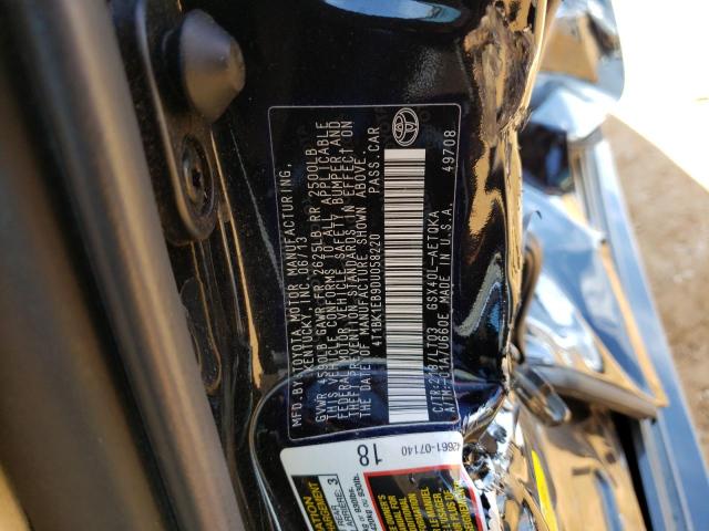 Photo 10 from auction – 2013 TOYOTA AVALON BAS with VIN 4T1BK1EB9DU058220