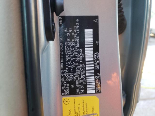 Foto 10 de la subasta – 2008 LEXUS RX 350 con VIN 2T2HK31U38C075241