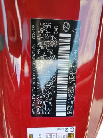 Foto 10 de la subasta – 2019 LEXUS RC 350 con VIN JTHHZ5BC1K5020176