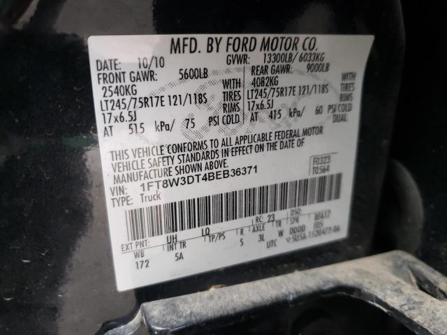 Photo 10 from auction – 2011 FORD F350 SUPER with VIN 1FT8W3DT4BEB36371